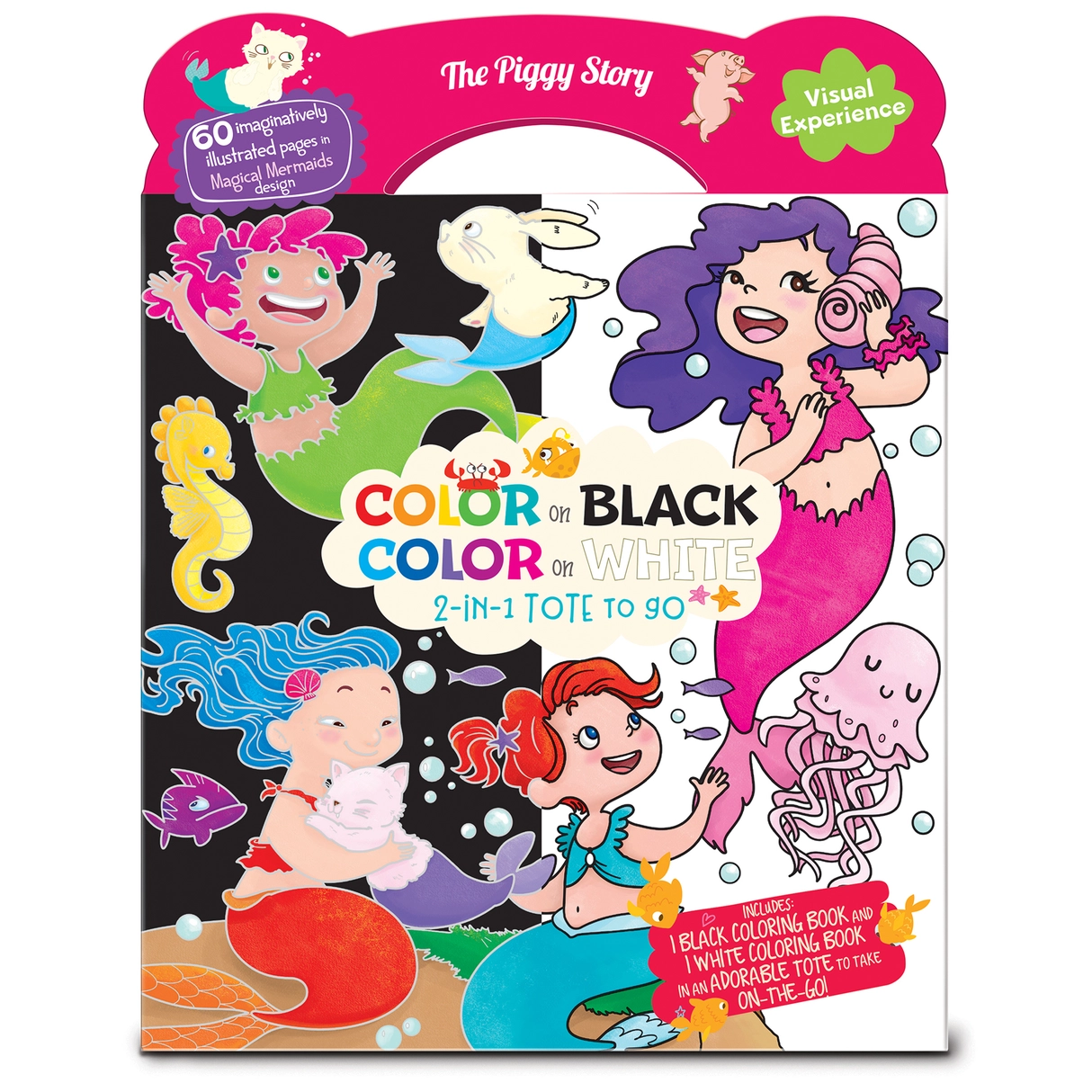 Color on Black & Color on White Tote