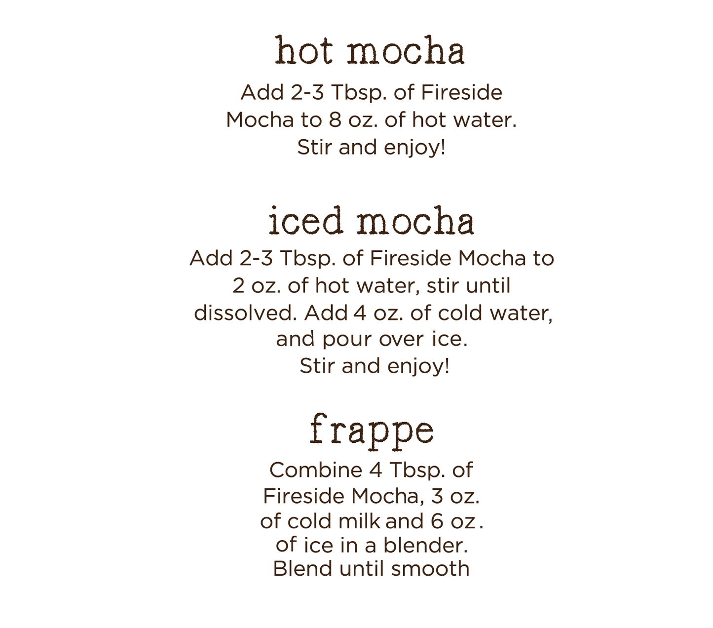 Fireside Coffee Co. - Cinnamon Chocolate Cafe Mocha 8oz Can