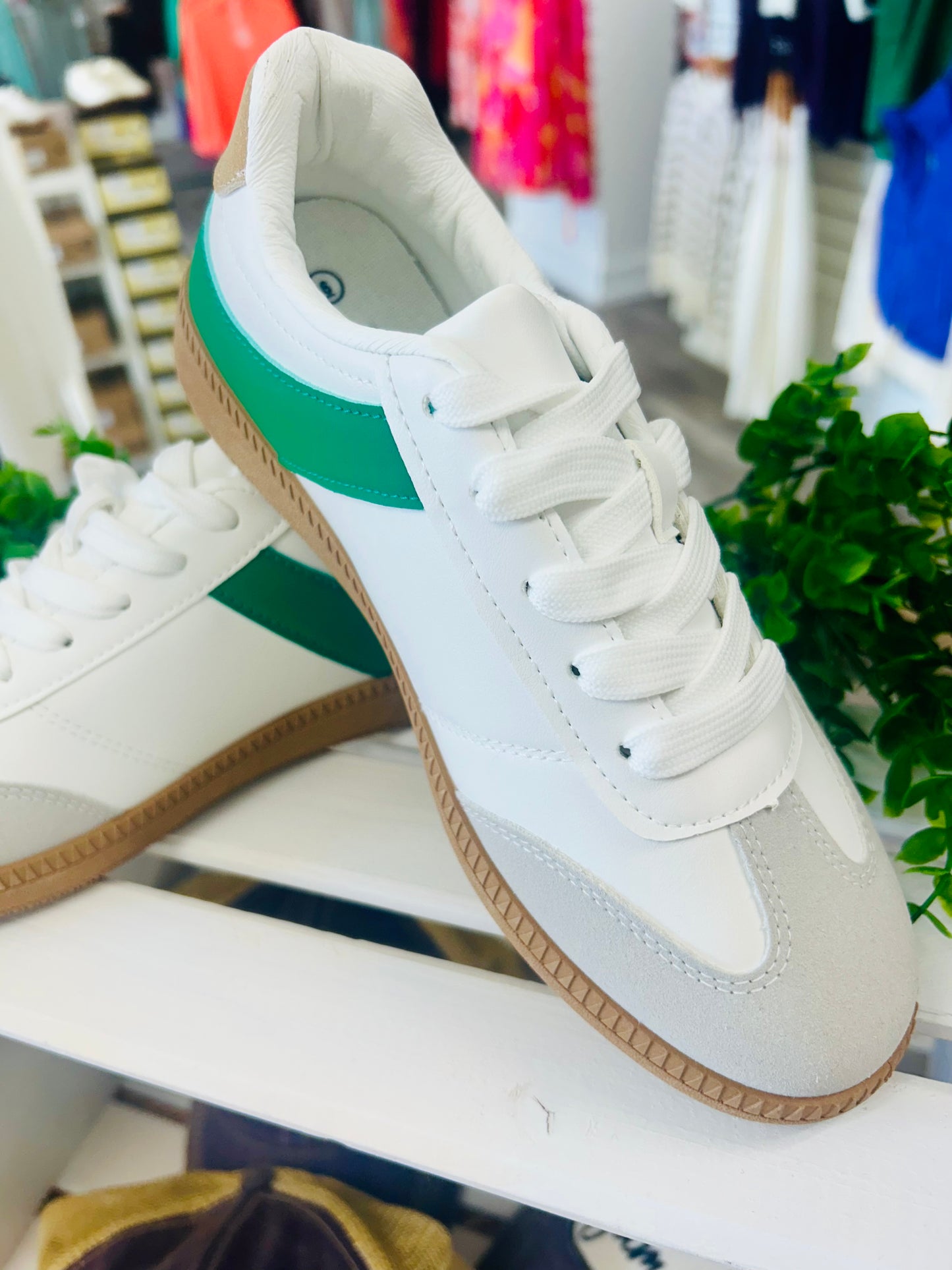 Green/White Shoe