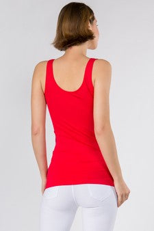 Reversible V or U Neckline Seamless Tank