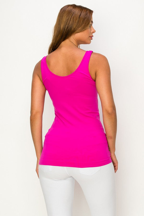 Reversible V or U Neckline Seamless Tank