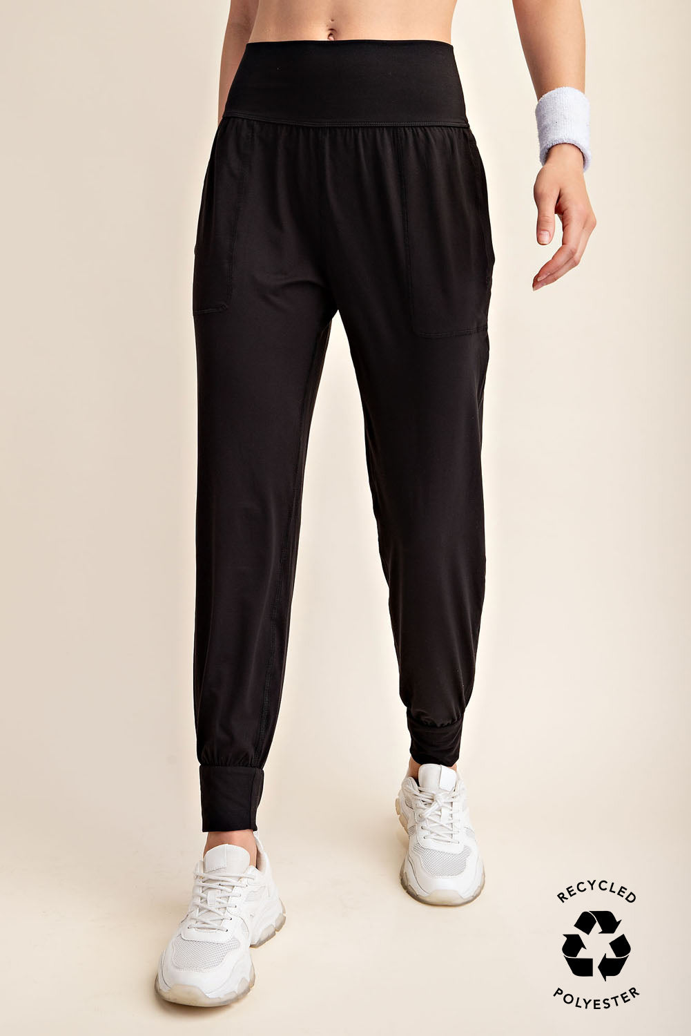 Plus Black Butter Soft Joggers