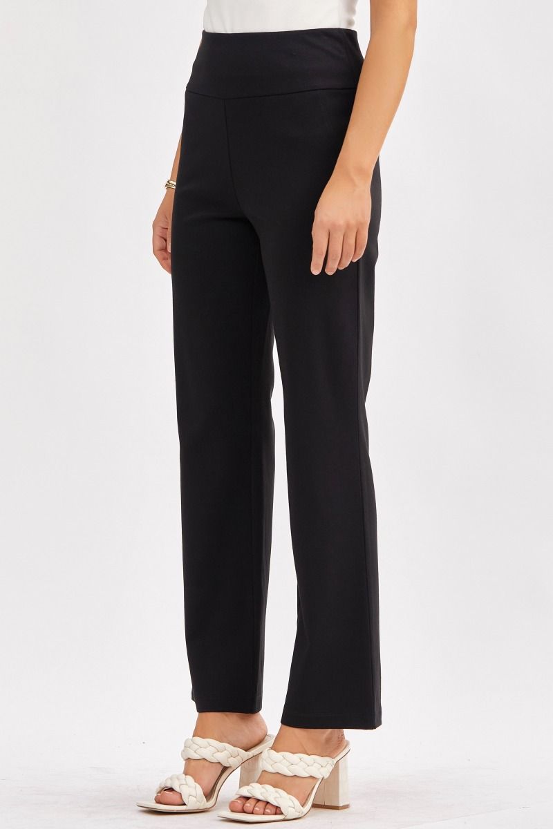 Black Slim Straight