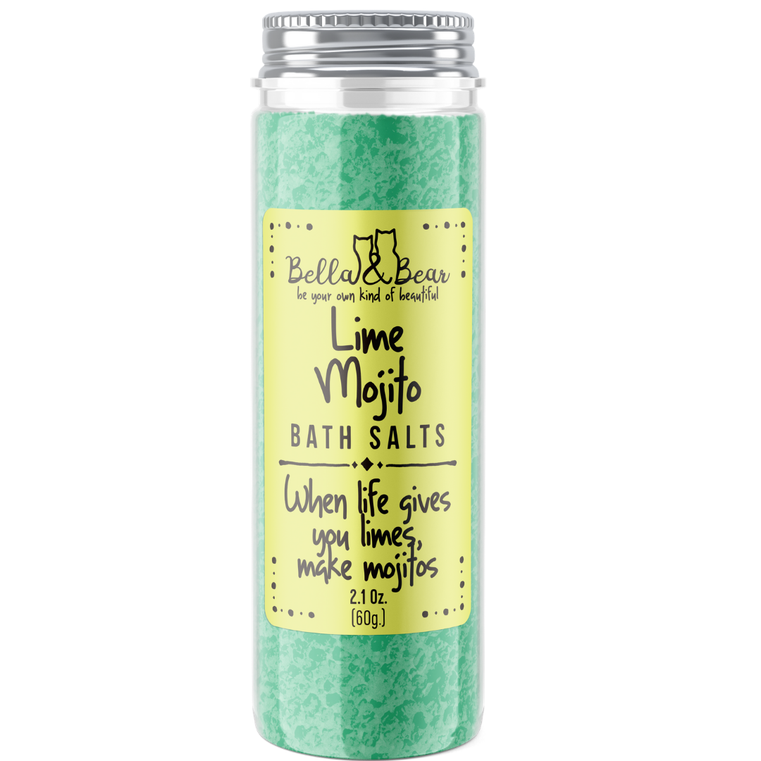 MIni Travel Size Bath Salts | Stocking Stuffer : Strawberry & Raspberry