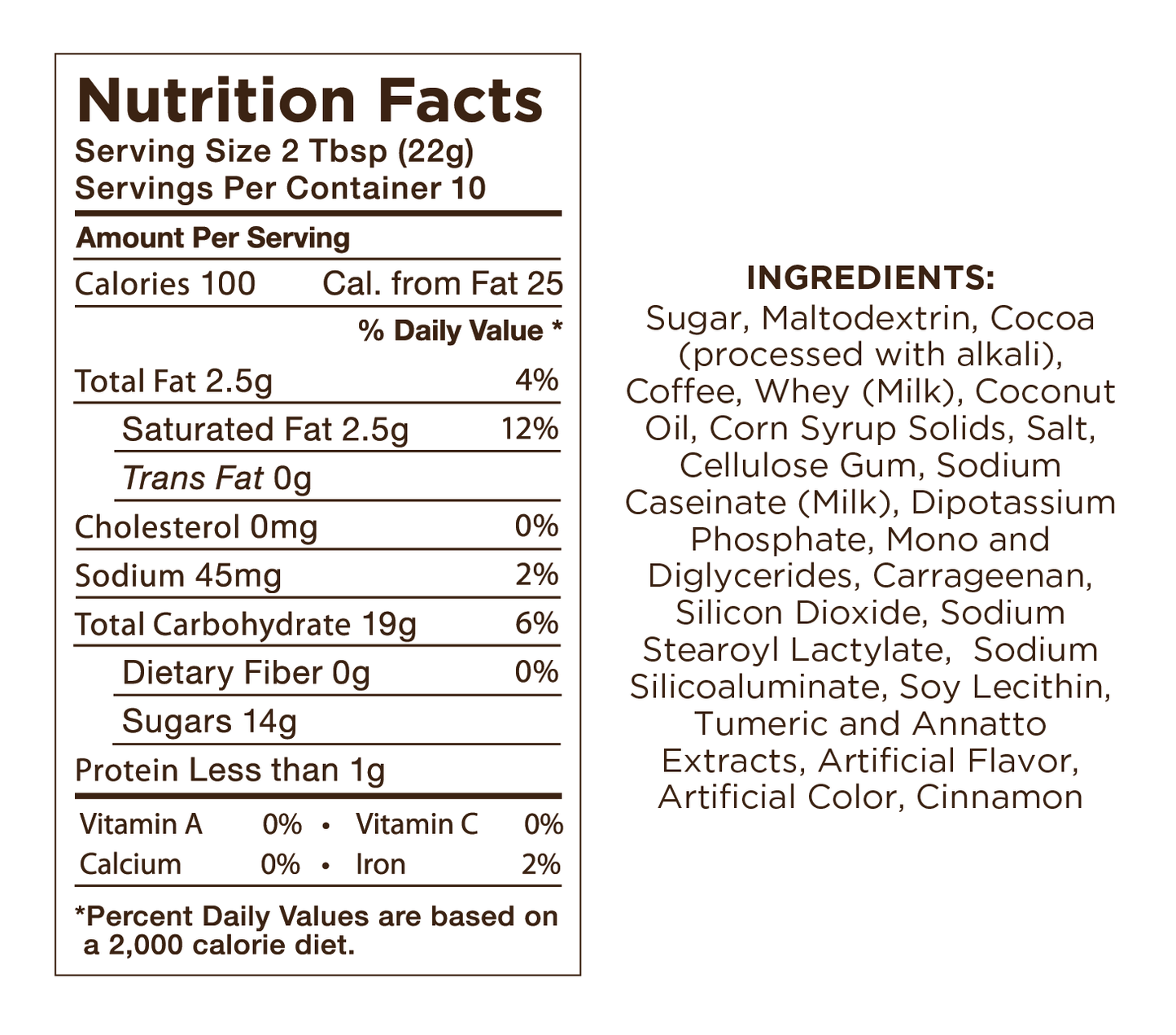 Fireside Coffee Co. - Cinnamon Chocolate Cafe Mocha 8oz Can