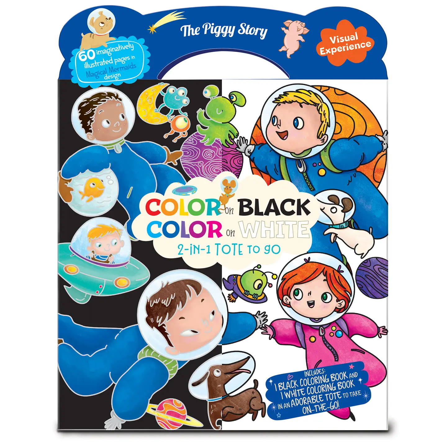 Color on Black & Color on White Tote