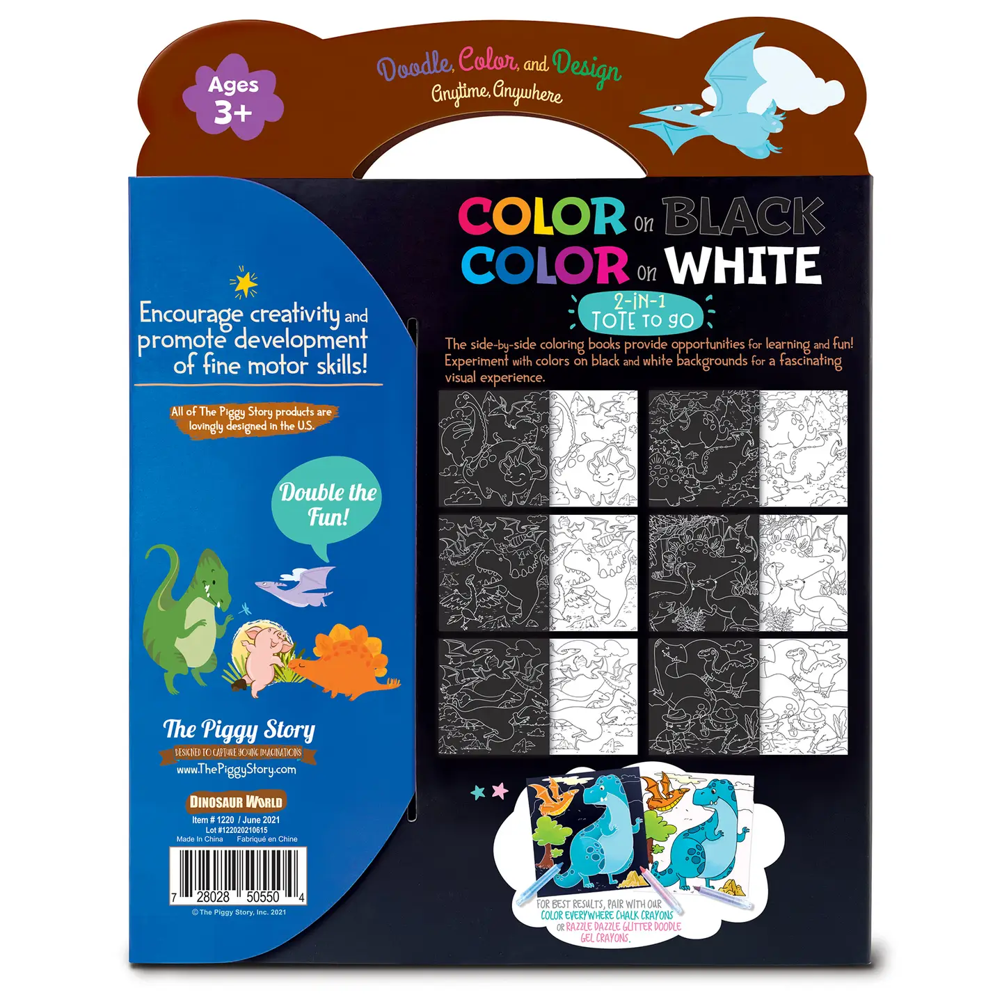 Color on Black & Color on White Tote