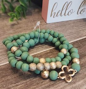 Sage, Gold, Clover - Set of 3