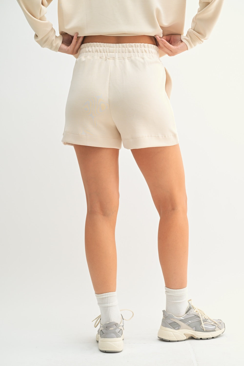Pastel Rose Simple Scuba Short