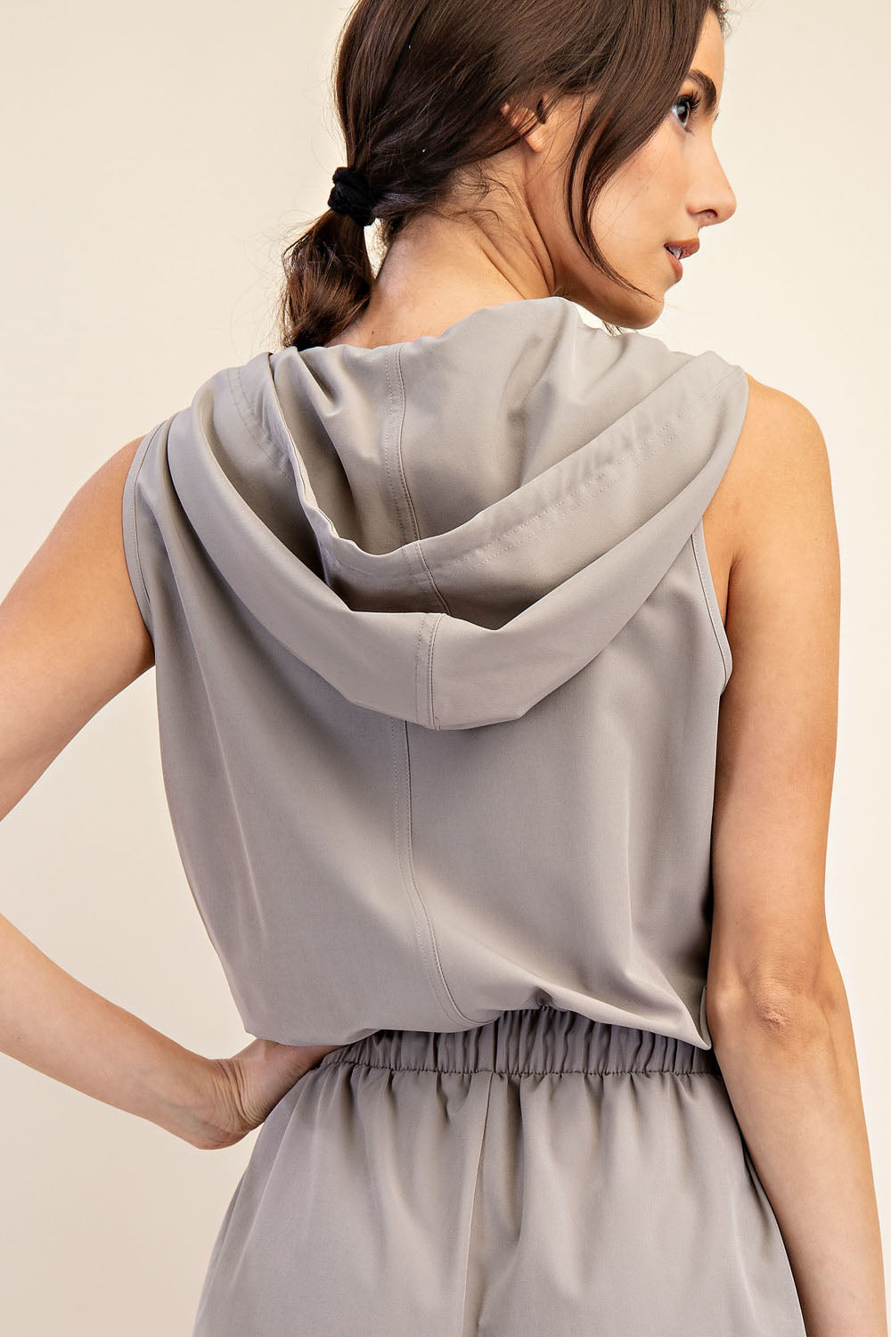 Adventure Romper - Stone Taupe