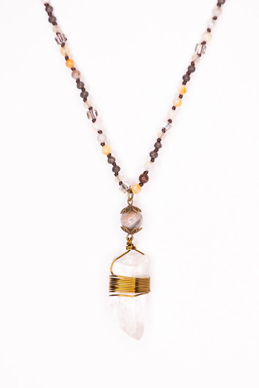 Suri Necklace Grey