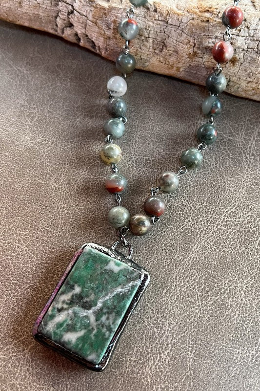 Suzanne Jasper Necklace