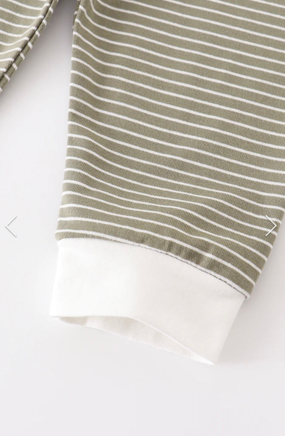 Baby Green Stripe 3-Pc Set