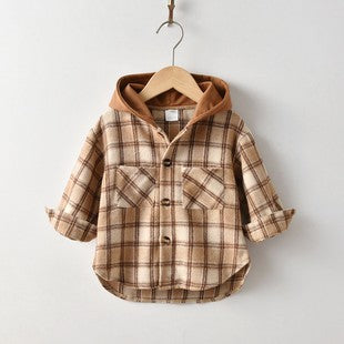 Plaid Hooded Flannel