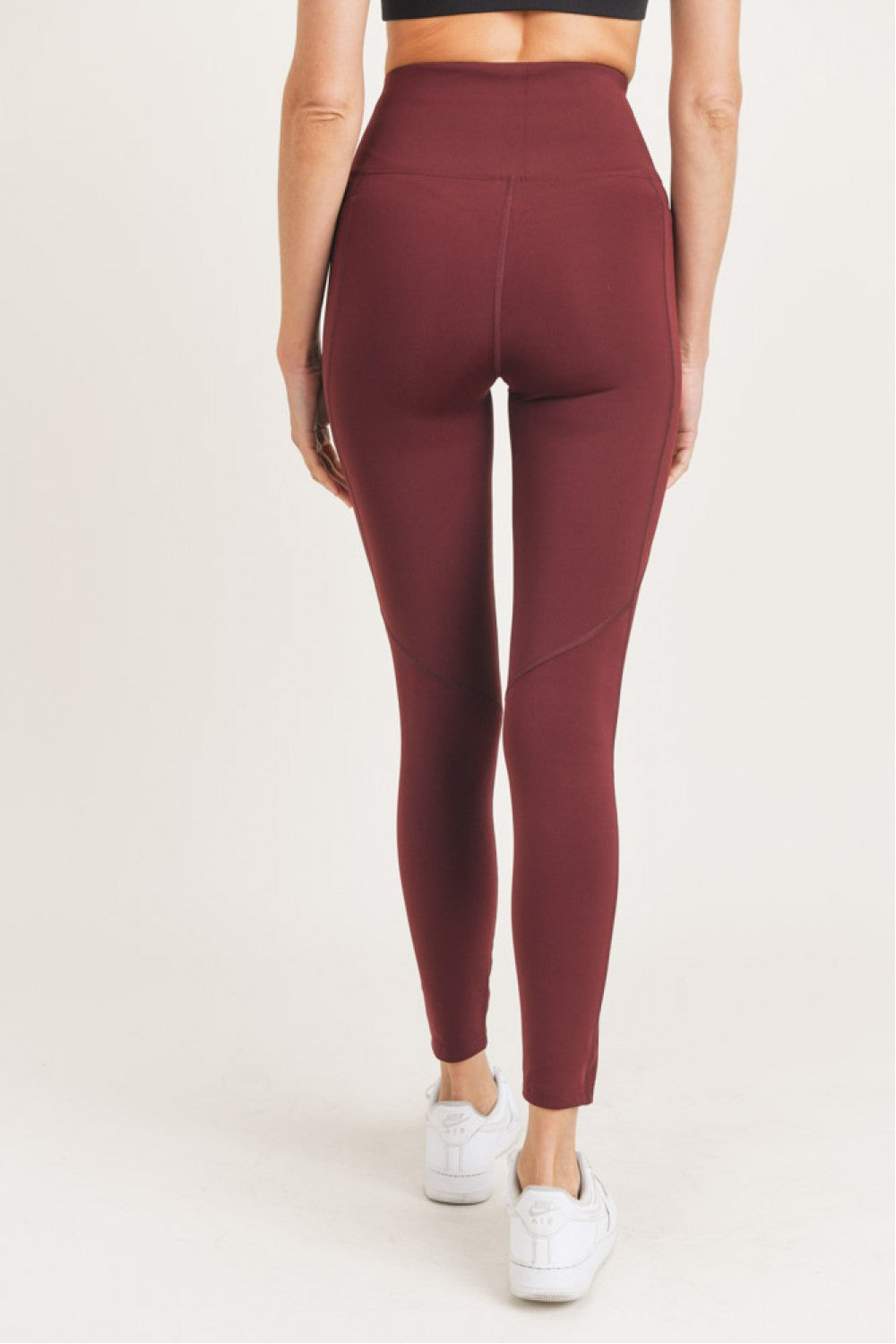 Waist Shaper Highwaist Leggings - Burgundy