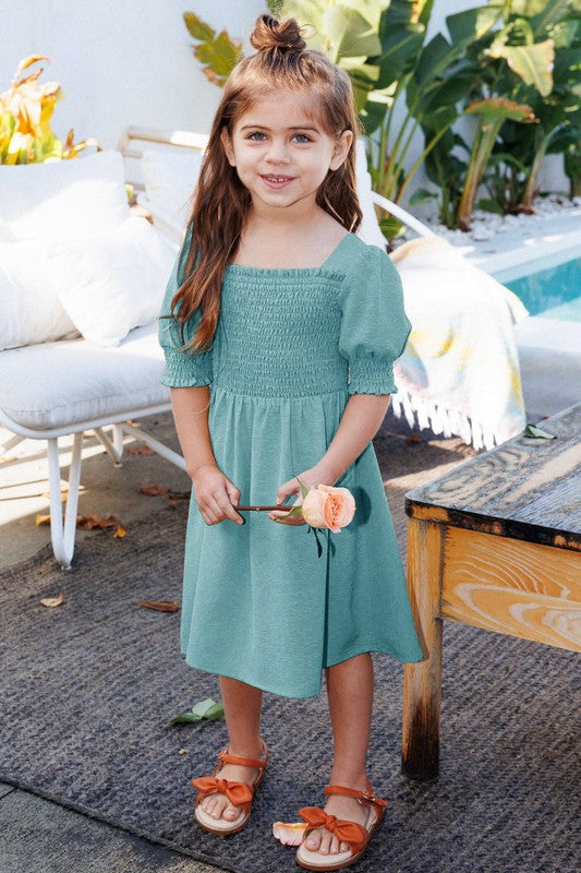 Mineral Blue Midi Dress