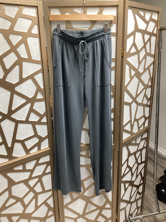 Seafoam Drawstring Modal Wide Legged Bottoms