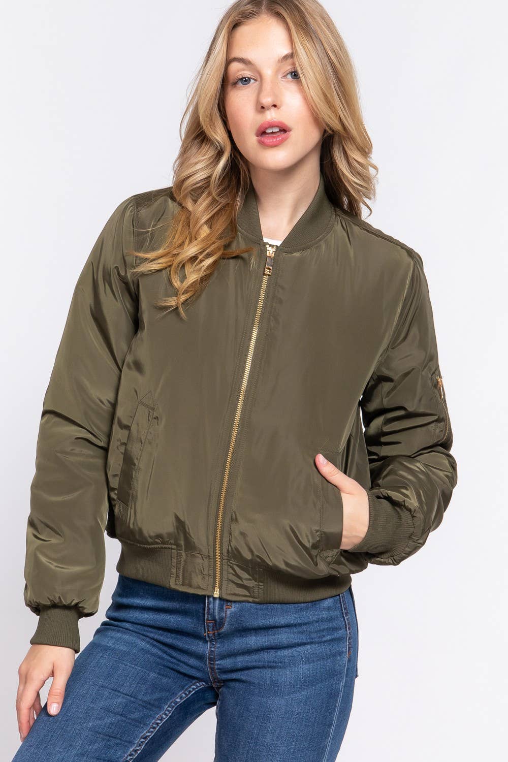 Bomber Jacket - Olive