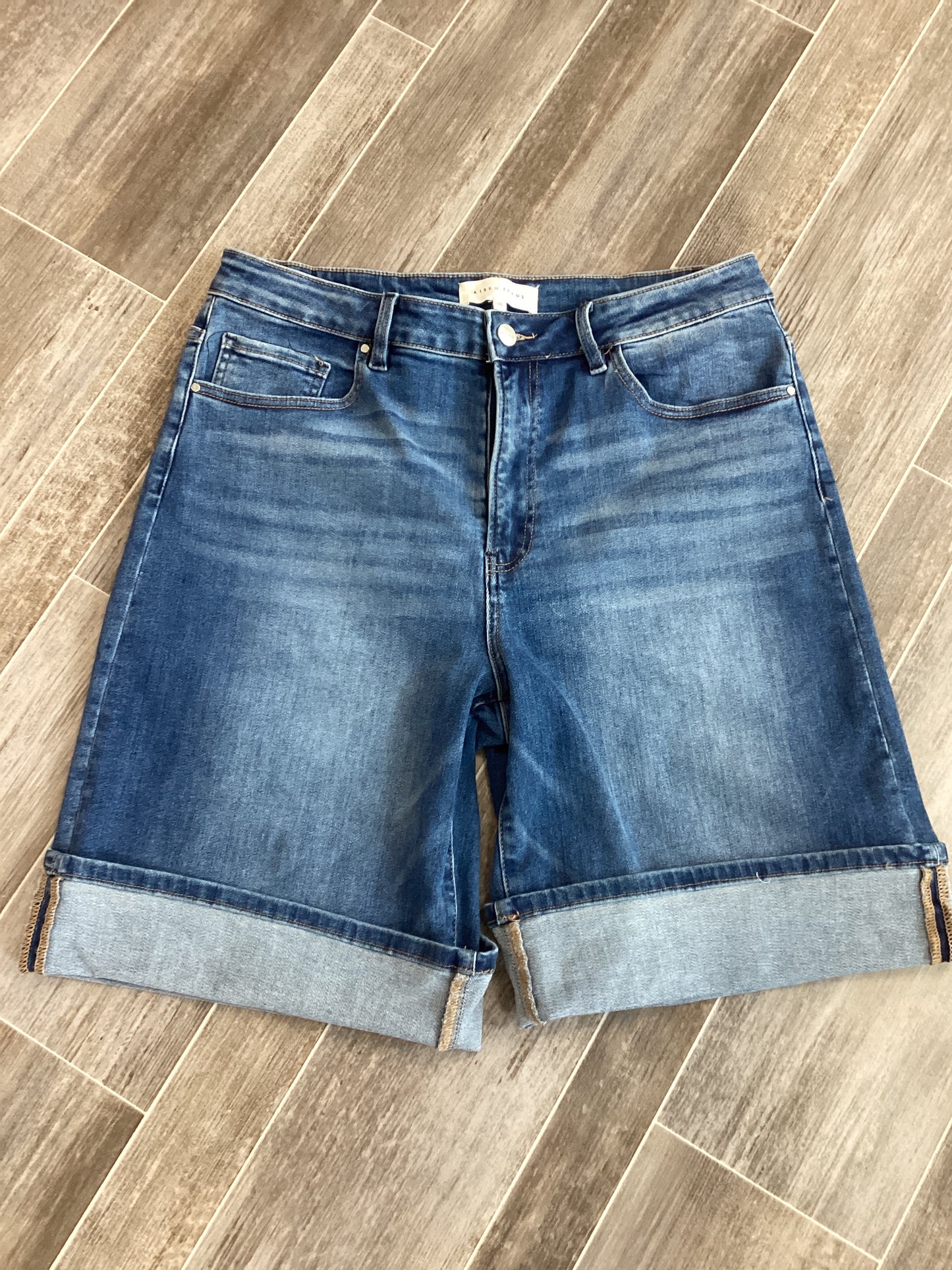 Plus Dark Denim Short