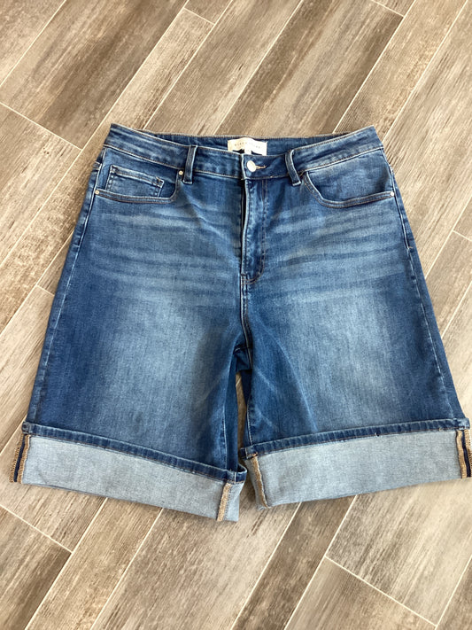 Plus Dark Denim Short