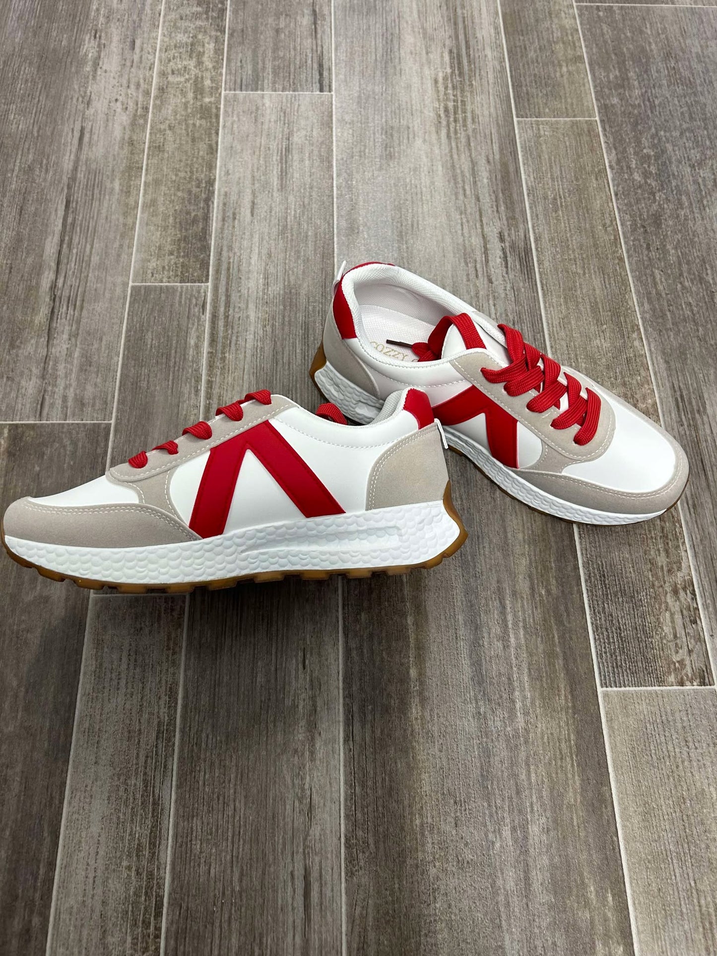 Red/White Tennis Shoe