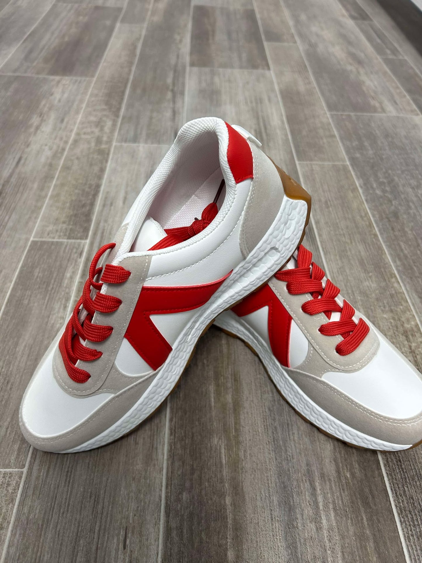 Red/White Tennis Shoe