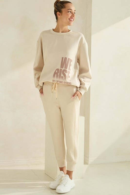 We Rise By Lifting Others Ultra Comfy Jogger Set