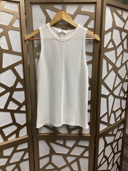 Ivory Ribbed Tank Top