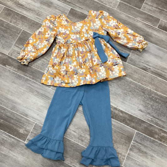 Mustard Floral Set