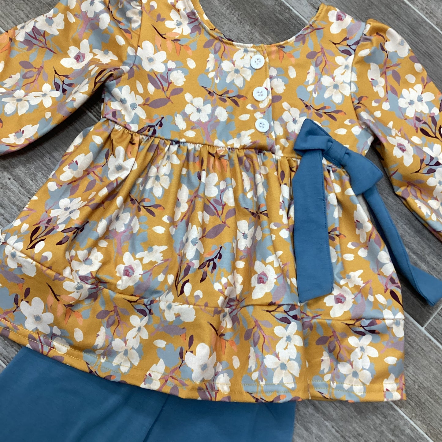 Mustard Floral Set