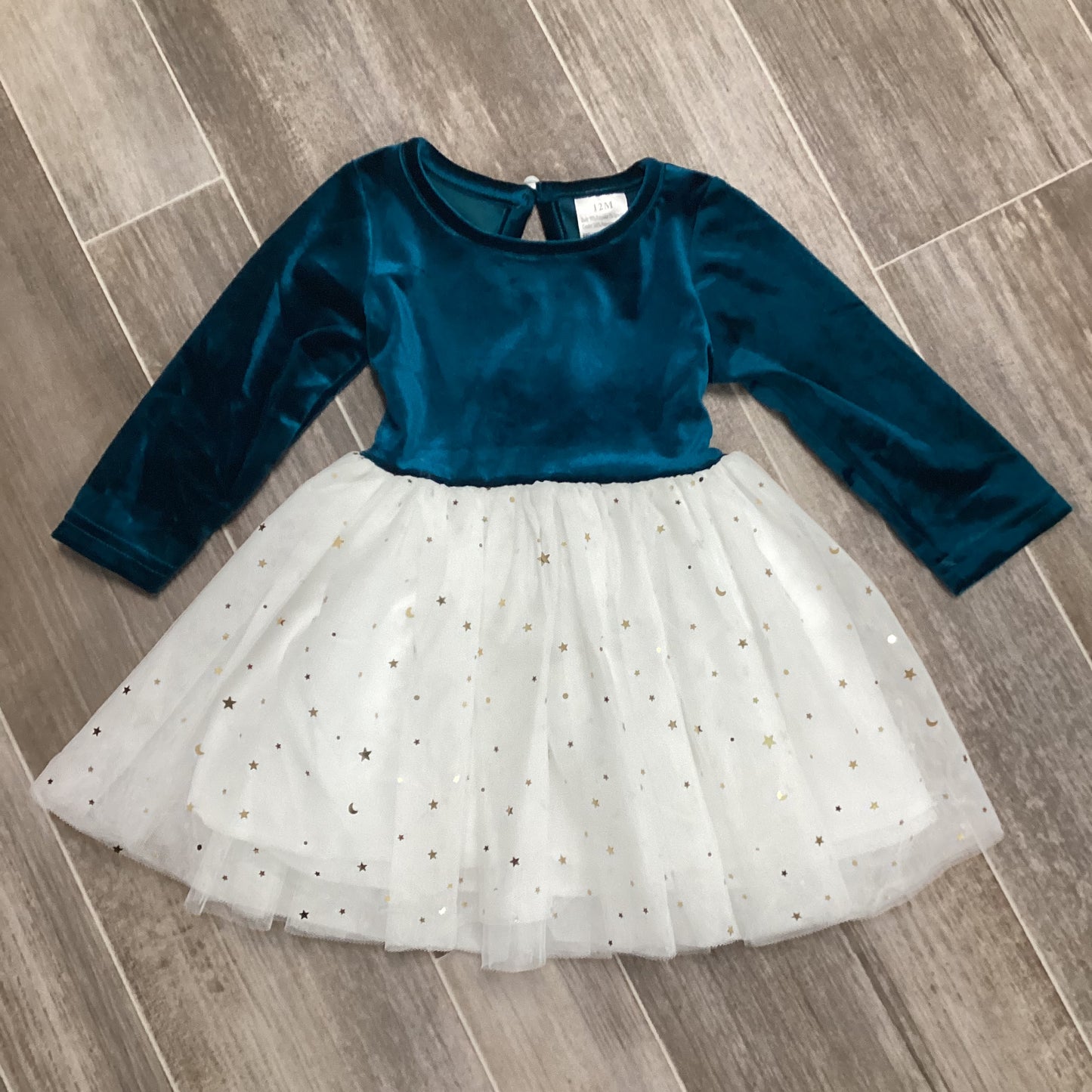 Navy Velvet Tutu Dress