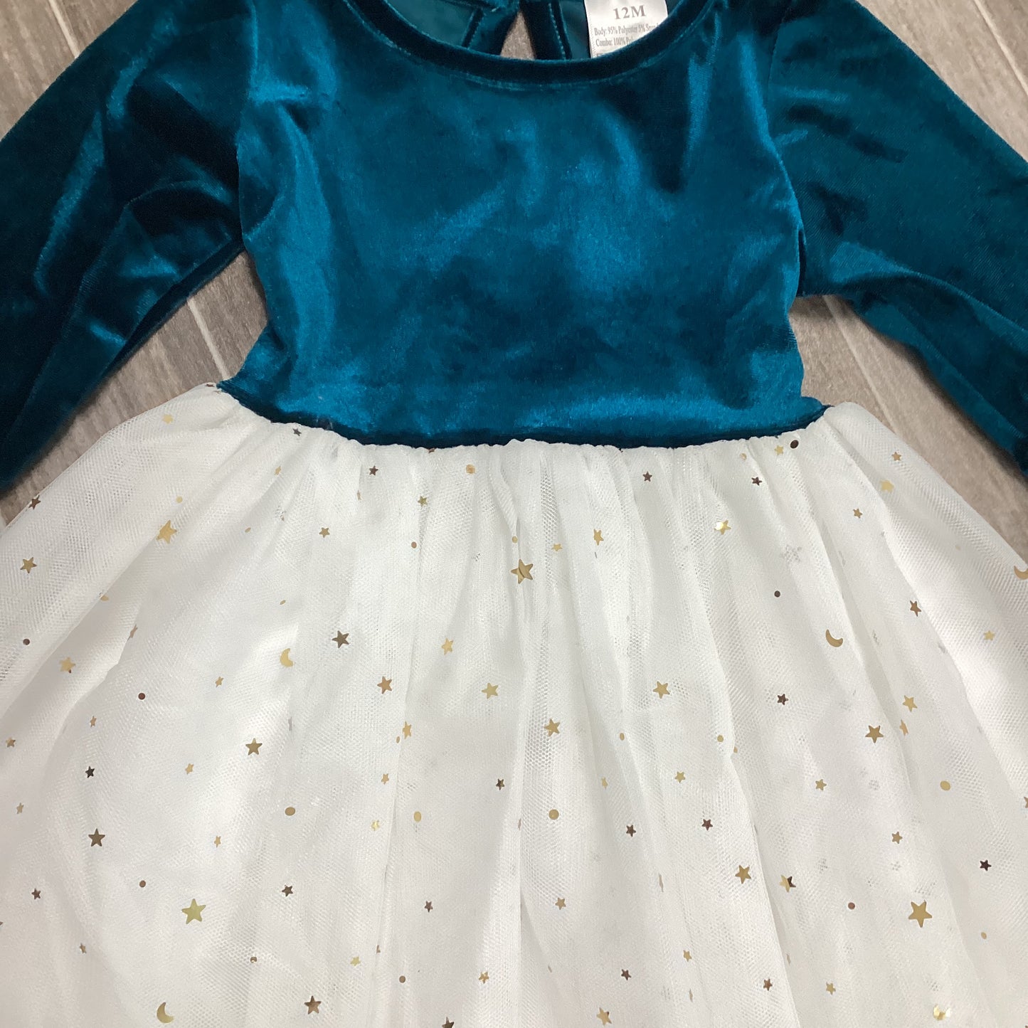 Navy Velvet Tutu Dress