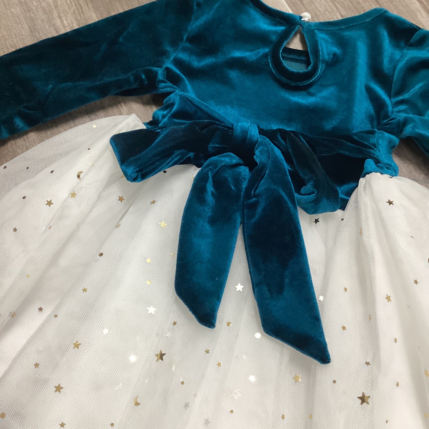 Navy Velvet Tutu Dress