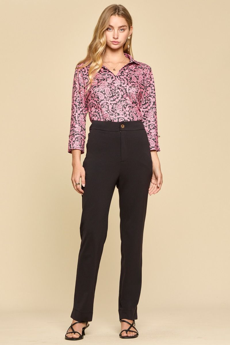 Black - Dress Pant Full Detail