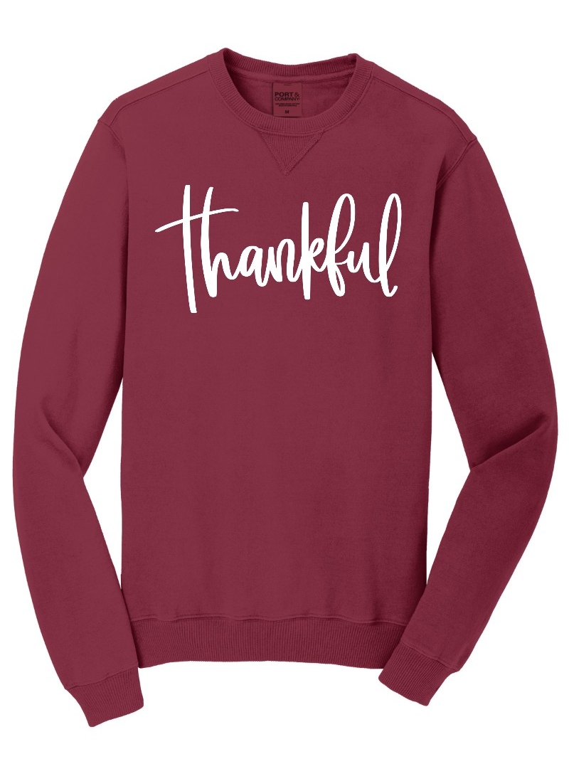 "Thankful" Graphic Sweatshirt