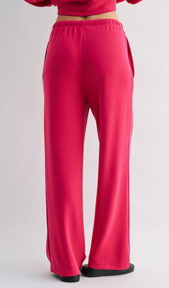 Plum Pink - Laguna Wide Leg Pant