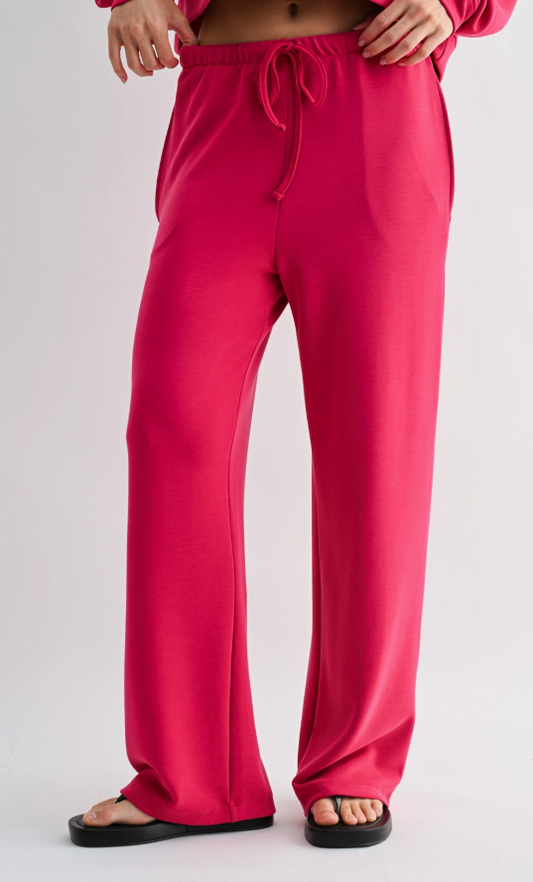 Plum Pink - Laguna Wide Leg Pant