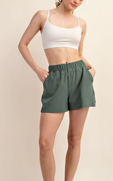 Sage Leaf Crinkle Short