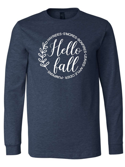 "Hello Fall" Graphic T-Shirt