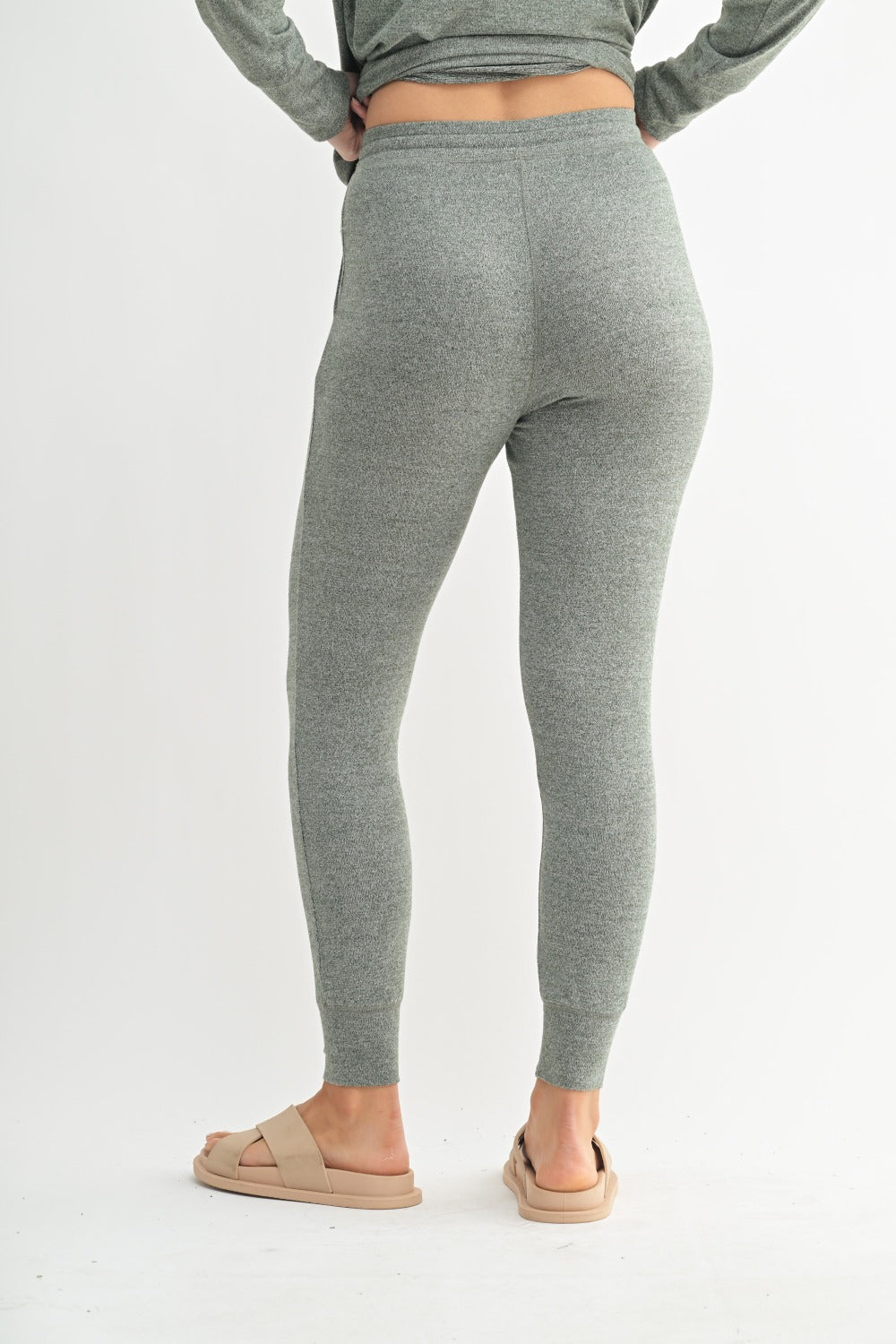 Urban Grey Brushed Hacci Joggers