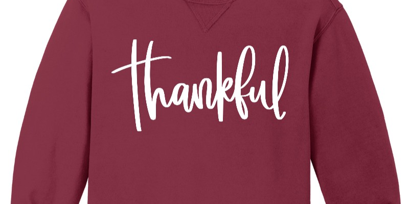 "Thankful" Graphic Sweatshirt