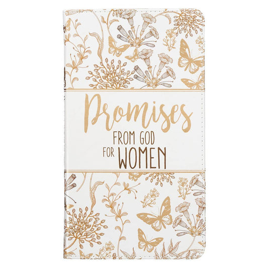 Promises From God For Women White Faux Leather Gift Book