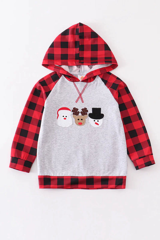 Red Plaid Christmas Hoodie