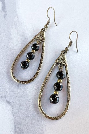 Sheri Black Earring