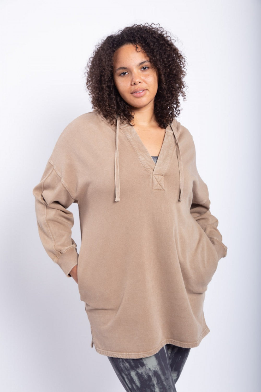 PLUS Mineral Washed Pullover